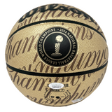 Boston Celtics Team Signed Gold LE Basketball Tatum/White/Horford+ Fanatics/JSA