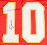 Isiah Pacheco Signed Kansas City Chiefs Jersey (JSA) Rutgers Scarlett Knight RB