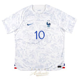 Kylian Mbappe Autographed 2022 France National Team Replica Jersey Panini