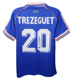 David Trezeguet Signed Team France Adidas Authentic Jersey (Beckett) Striker