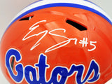Emory Jones Autographed Florida Orange Full Size Speed Helmet PSA/DNA #AJ59448