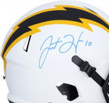 Justin Herbert Los Angeles Chargers Signed Lunar Eclipse Alternate Rep Helmet