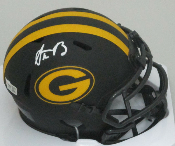 Packers MVP AARON RODGERS Signed Riddell ECLIPSE Mini Helmet AUTO - Fanatics