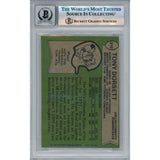 Tony Dorsett Autographed 1978 Topps #315 HOF 10 Grade Card Beckett 46490