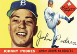 Johnny Podres Signed Baseball (JSA COA) 1955 Brooklyn Dodgers World Series Champ