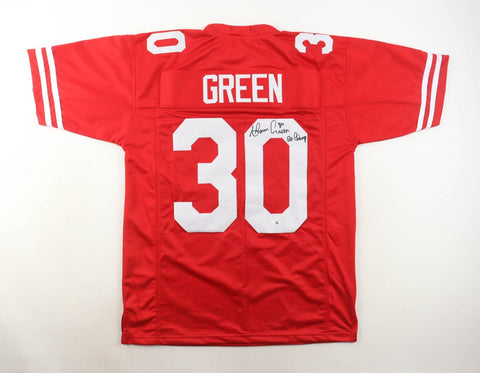 Ahman Green Signed Nebraska Cornhuskers Jersey Inscribed "2xChamp" (JSA) Pack RB