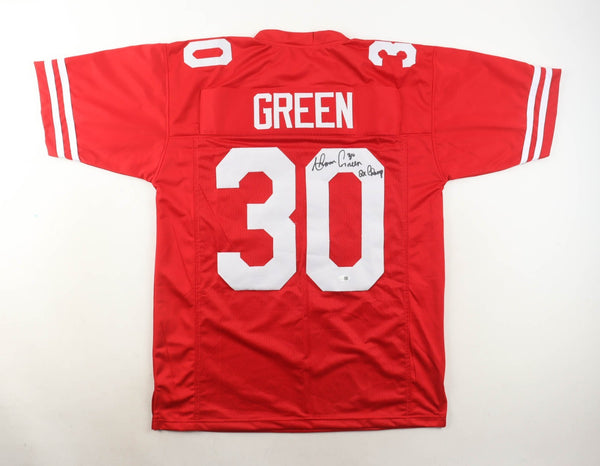 Ahman Green Signed Nebraska Cornhuskers Jersey Inscribed "2xChamp" (JSA) Pack RB