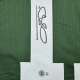 Autographed/Signed Jayden Reed Green Bay Green Football Jersey Beckett BAS COA
