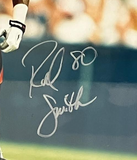 Rod Smith Autographed Denver Broncos (Navy) 8x10 Photo w/ Plaque Beckett COA