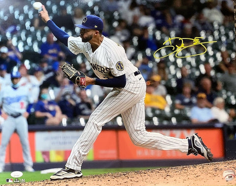 Brewers Pitcher DEVIN WILLIAMS Signed 16x20 Photo #8 AUTO - 2020 NL ROY - JSA
