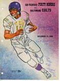 Berry Moore Marchetti Donovan Perry Signed Baltimore Colts 58 Magazine JSA 55076