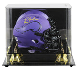 Vikings Randy Moss Authentic Signed Rave Speed Mini Helmet W/ Case BAS Witnessed