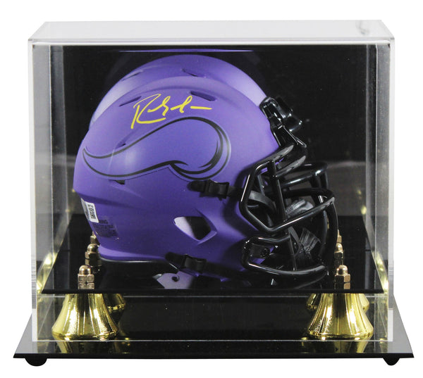 Vikings Randy Moss Authentic Signed Rave Speed Mini Helmet W/ Case BAS Witnessed