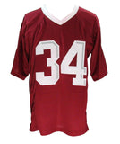 Dante Hall Signed/Auto Maroon Custom Football Jersey KC Chiefs JSA 193588