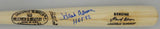 Braves HANK AARON Signed Louisville Slugger Game Model Bat AUTO w/ HOF '82 - JSA