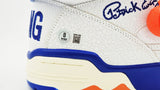 PATRICK EWING AUTOGRAPHED ATHLETICS 33 HI RIGHT SHOE KNICKS 13 BECKETT 236560