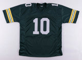 Jan Stenerud Signed Packers Jersey (PSA COA) Green Bay Kicker (1980-1983) H O F