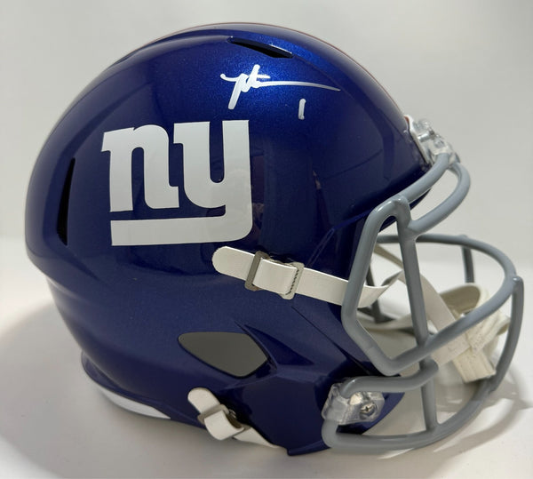 NY Giants MALIK NABERS Signed Full Size Replica Speed Helmet AUTO - Fanatics