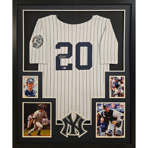 Jorge Posada Autographed Signed Framed New York Yankees Jersey BECKETT