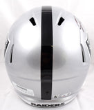 Josh Jacobs Autographed Las Vegas Raiders F/S Speed Helmet #8- Beckett W Holo