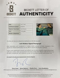 Jack Nicklaus Signed Framed 8x10 PGA Golf Photo BAS BH78979