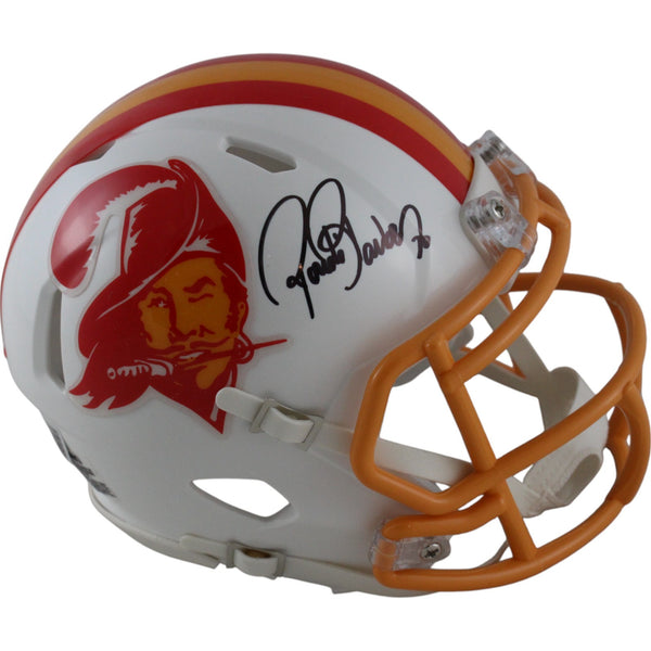 Ronde Barber Autographed Tampa Bay Buccaneers TB 76-96 Mini Helmet Beckett 49233