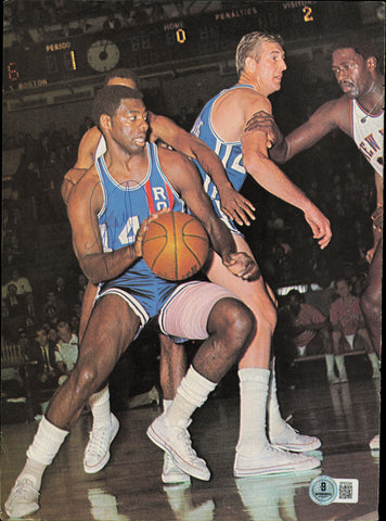 Oscar Robertson & Siegfried Autographed Magazine Page Photo Beckett BP55294