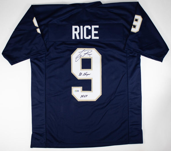 Tony Rice "88 Champs & MVP" Signed Notre Dame Fighting Irish Jersey (GT Sports)