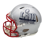 Tom Brady Signed New England Patriots Speed Authentic Super Bowl LIII NFL Helmet