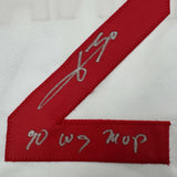Autographed/Signed Jose Rijo 90 WS MVP Cincinnati White Jersey Beckett BAS COA