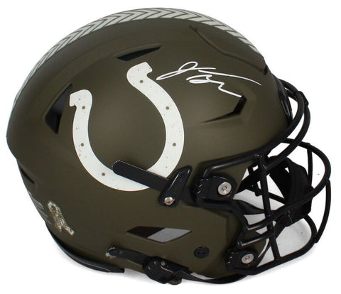 Jonathan Taylor Autographed Colts STS Authentic Speed Flex Helmet Fanatics