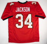Dexter Jackson Signed Buccaneers Jersey Inscribed "S.B. XXXVII MVP"(JSA) FSU DB