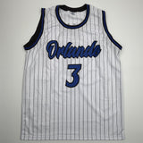 Autographed/Signed Desmond Bane Orlando White Pinstripe Jersey Beckett BAS COA