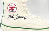 BOB COUSY AUTOGRAPHED P.F. FLYERS SHOES CELTICS SIZE 12 BECKETT 236685