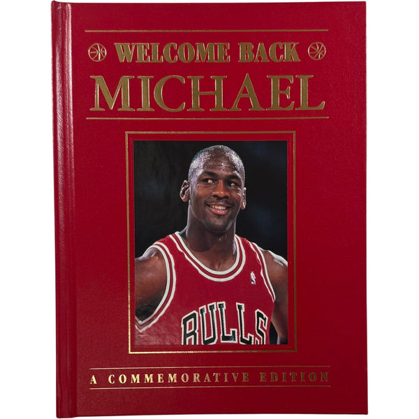 Michael Jordan Chicago Bulls 1995 Commemorative Welcome Back Michael
