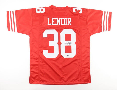 Deommodore Lenoir Signed San Francisco 49ers Jersey (Beckett) 2021 5th Rnd Pk DB