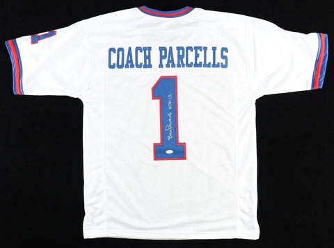 Bill Parcels Signed New York Giant Jersey (JSA COA) 2xSuper Bowl Champion Coach