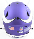 Randy Moss Autographed Vikings F/S Speed Flex Helmet - Beckett W Hologram
