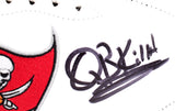 Warren Sapp Autographed Buccaneers Logo Football w/QB Killa- Beckett W Hologram