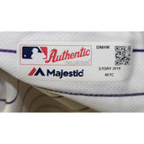Trevor Story Signed '18 ASG Game Used Photomatched Rockies Jersey Bekett 57817