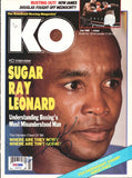 Sugar Ray Leonard Autographed Signed KO Boxing Magazine Cover PSA/DNA #S49265