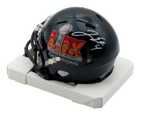 Jake Elliott Signed/Auto Super Bowl LIX Champions Mini Helmet Eagles PSA 192764