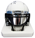 Maxx Crosby Signed/Auto Raiders White ICE Alternative Mini Helmet JSA 200942