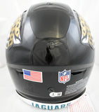 Travis Hunter Autographed Jacksonville Jaguars F/S SpeedFlex Helmet- Beckett W