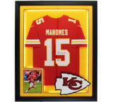 Patrick Mahomes Signed Kansas City Chiefs LED Framed Nike Red NFL Jersey