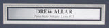 Drew Allar Autographed 16x20 Photo Penn State Framed JSA 183361