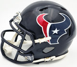 Nico Collins Signed Houston Texans Blue Speed Mini Helmet Beckett Wit