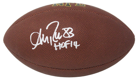 Andre Reed (Bills) Signed Wilson Super Grip Full Size NFL Football w/HOF -SS COA