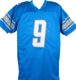 Jameson Williams Autographed Blue Pro Style Jersey - Beckett W Hologram *Black