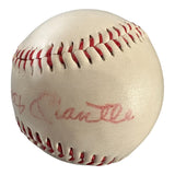 Mickey Mantle Autographed New York Yankees Baseball Little League Beckett 59438